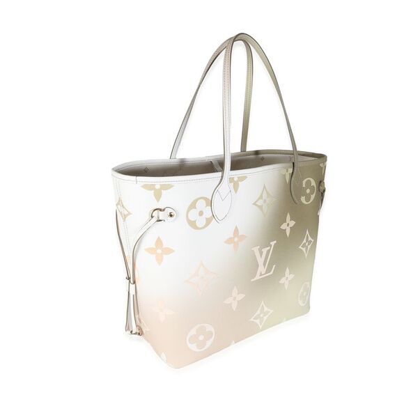 Louis Vuitton Sunset Kaki Monogram Giant Spring In The City Neverfull MM - Picture 4 of 6